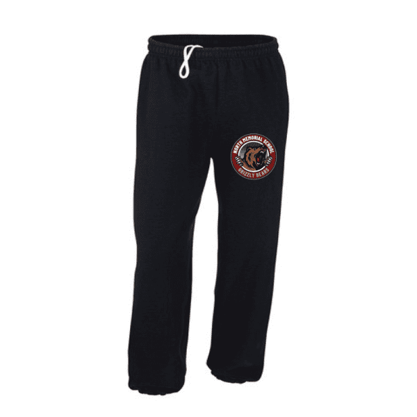 G182 Gildan Heavy Blend 8 oz., 50/50 Sweatpants - Black