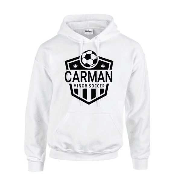 G185 Gildan Heavy Blend 8 oz., 50/50 Hooded Sweatshirt - White